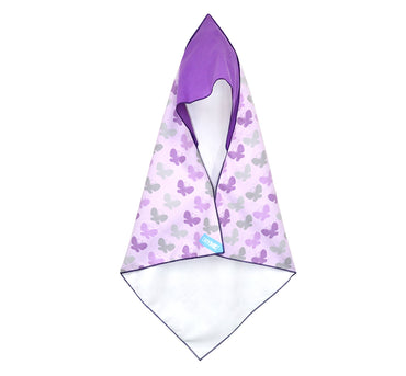 Baby Towel Violet Butterfly