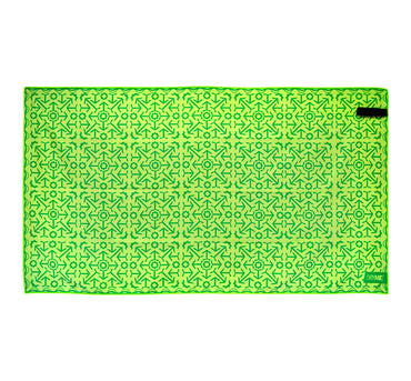 Microfiber Towel  Mosaic  Green