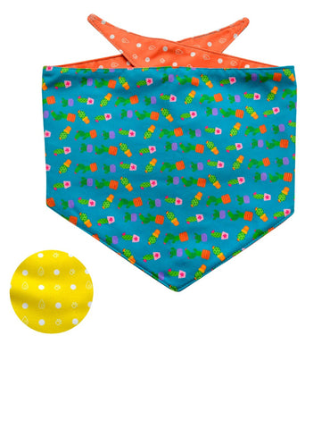 Bandana Reversible for Medium Dogs and Cats    Cactus