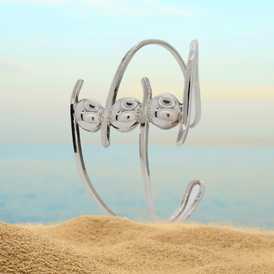 Pulsera Brazalete Playa Las Islas Marietas. 925