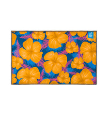 Microfiber towel with yellow flowers Summer