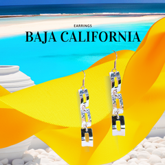 Earrings Baja California. 925