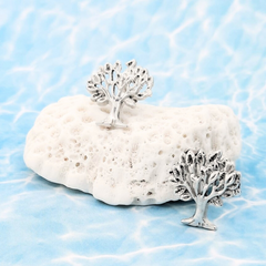 Sterling Silver  Arbol de la Vida Earrings