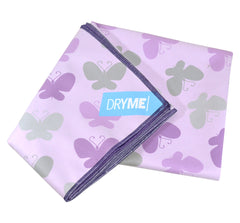 Baby Towel Violet Butterfly