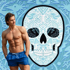 Beach Towel Cancun Skull